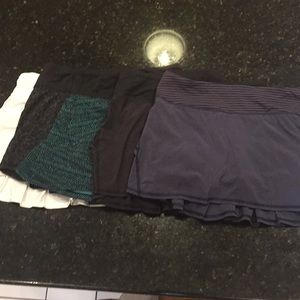 Lululemon tennis skirts (5)